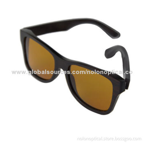 Latest Fashionable Polarized Wooden Sunglasses, Polarized Lens Color